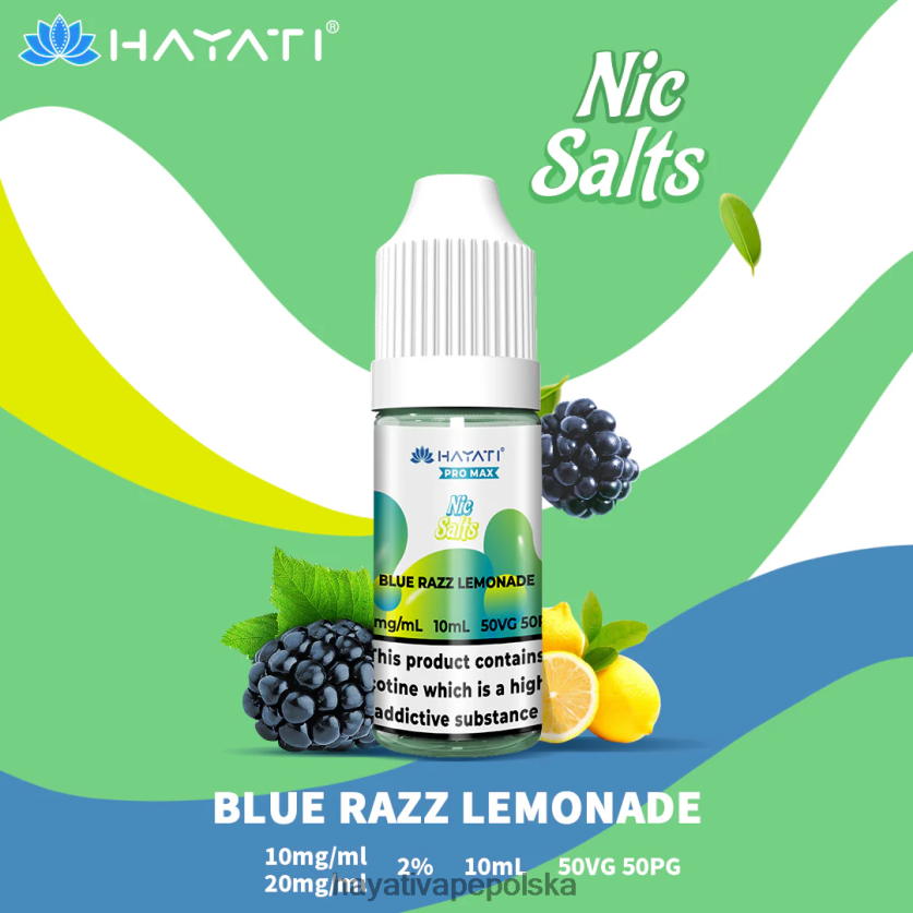 Hayati Copenhagen | Hayati Pro Max sole niczne niebieska lemoniada razz 620XTZ232