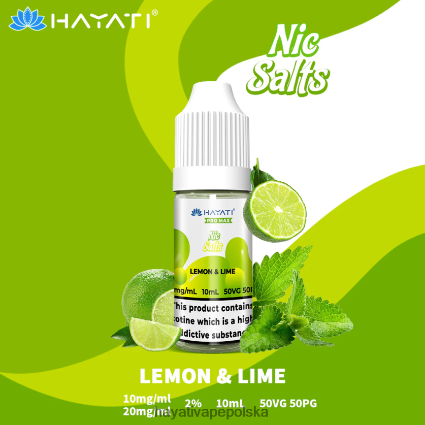 Hayati Danmark | Hayati Pro Max sole niczne cytryna i limonka 620XTZ241