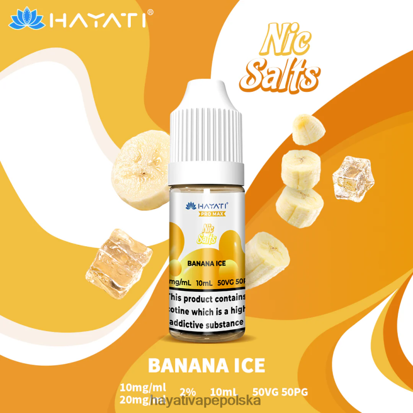 Hayati Store Danmark | Hayati Pro Max sole niczne lód bananowy 620XTZ230