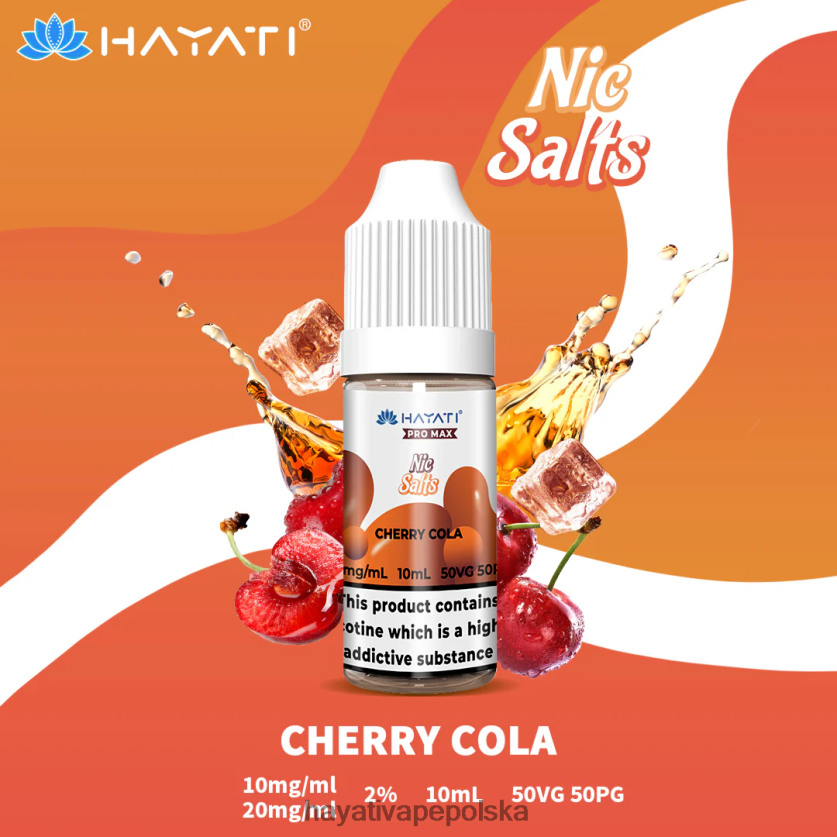 Hayati Vape Buy | Hayati Pro Max sole niczne cola wiśniowa 620XTZ236