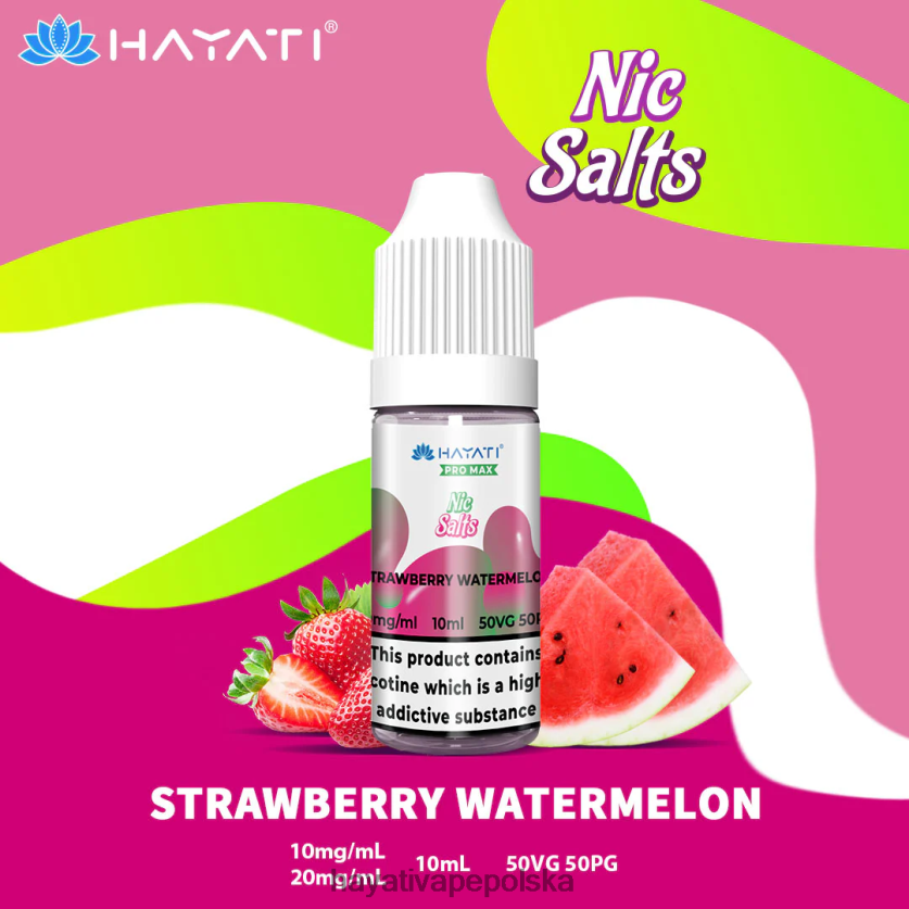 Hayati Vape Danmark | Hayati Pro Max sole niczne arbuz truskawkowy 620XTZ254