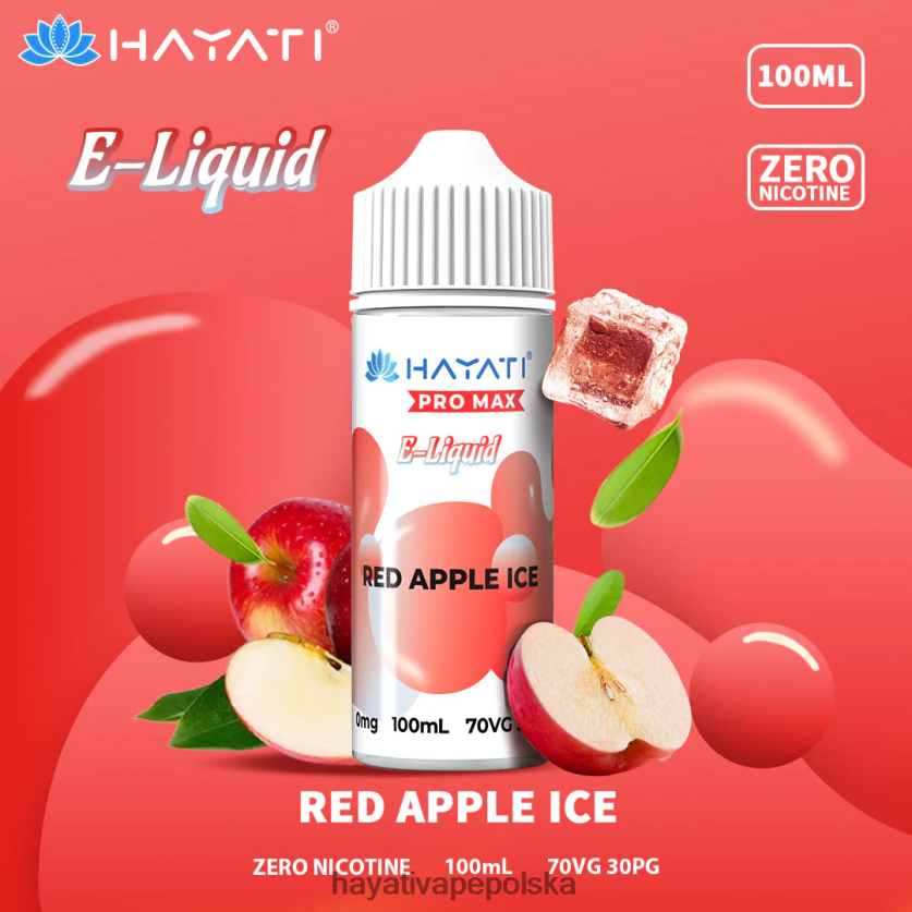 Hayati Vape Near Me | Hayati Pro Max sole niczne lód z czerwonych jabłek 620XTZ257