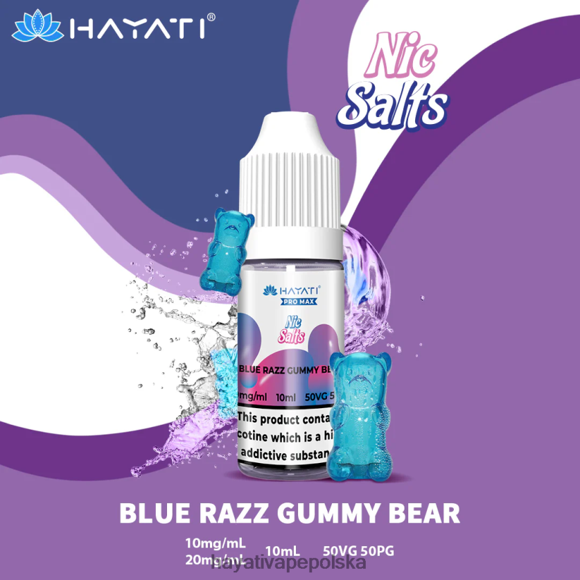 Hayati Vape Near Me | Hayati Pro Max sole niczne niebieski żelkowy miś Razz 620XTZ247