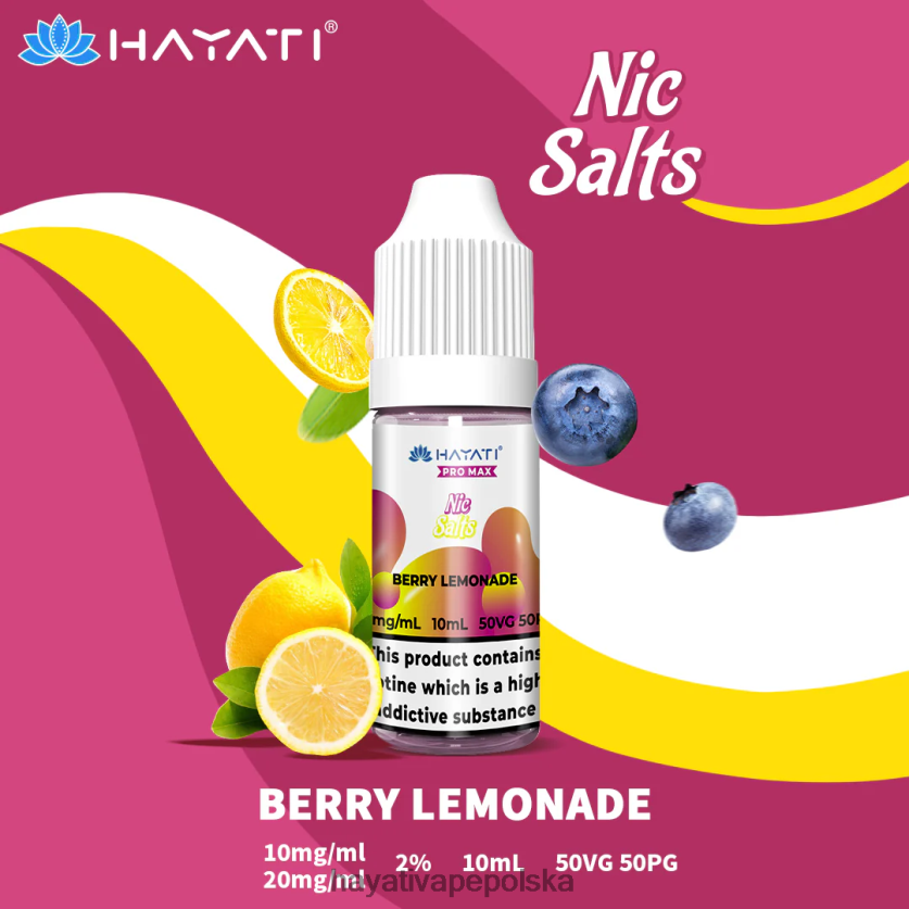 Hayati Vape Review | Hayati Pro Max sole niczne lemoniada jagodowa 620XTZ228