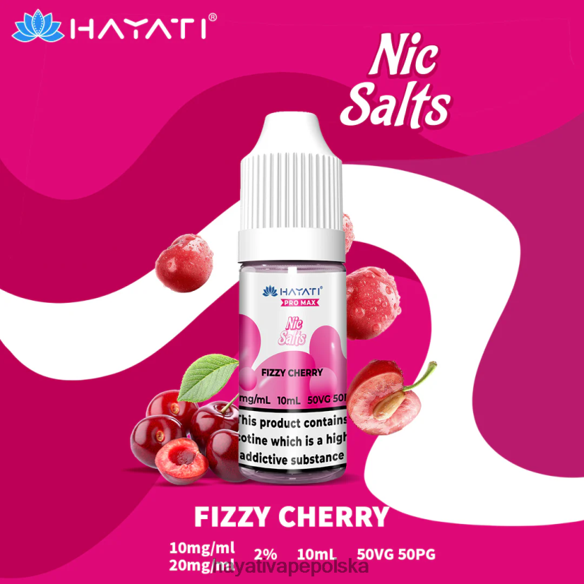 Hayati Vape Review | Hayati Pro Max sole niczne musująca wiśnia 620XTZ238