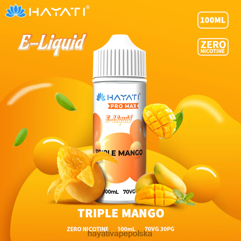 Hayati Vape Review | Hayati Pro Max sole niczne potrójne mango 620XTZ258