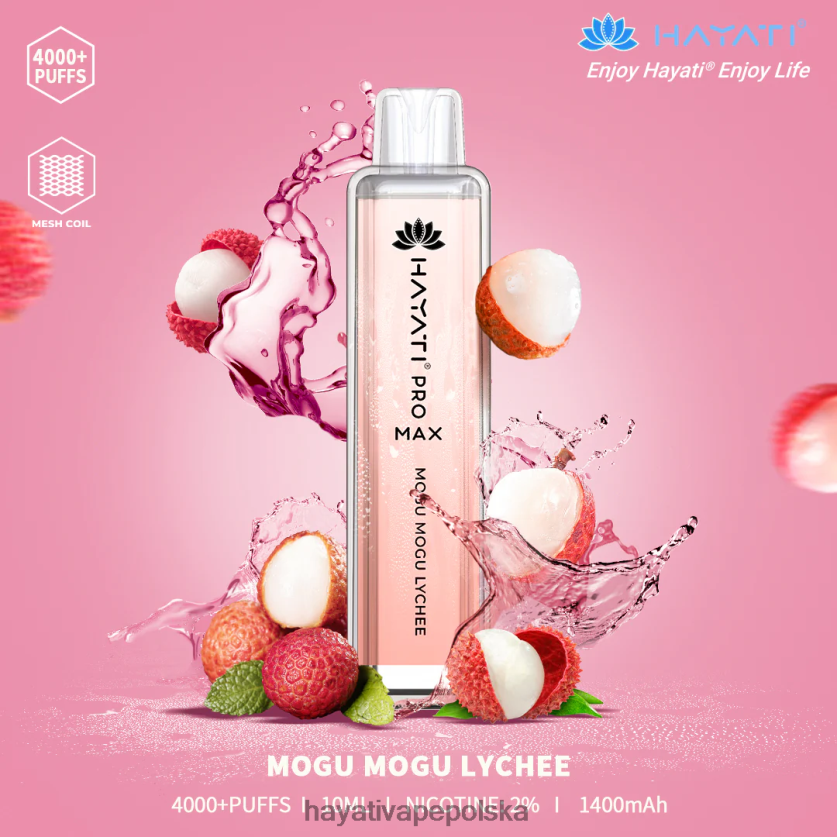 Hayati Copenhagen | Hayati Pro Max jednorazowe mogu mogu liczi 620XTZ112