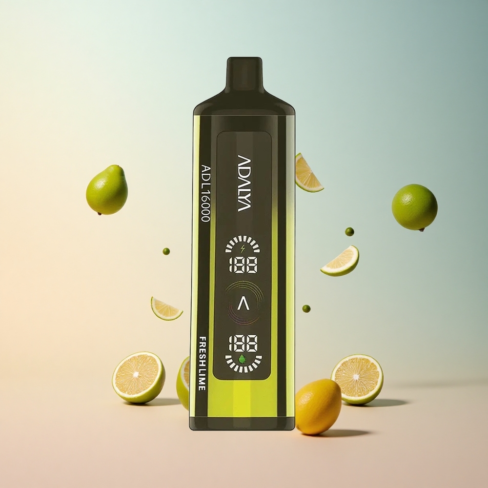 Adalya ADL 16000 PRO Świeża Limonka z USB-C i 1000 mAh
