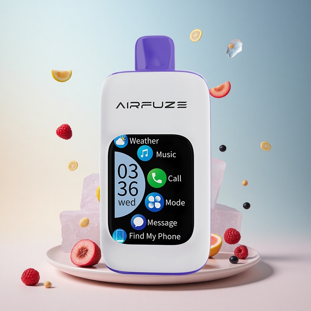 AirFuze Smart 30000 Lodowy Błękit Malina 5% nikotyny 900mAh