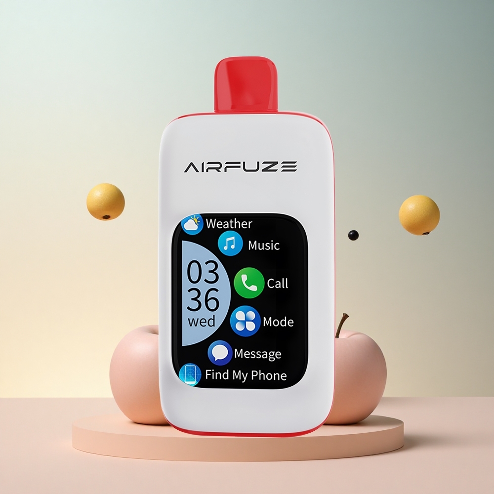 AirFuze Smart 30000 Potrójne Jabłko z Wyświetlaczem TFT 2.01 i Nikotyną 5%