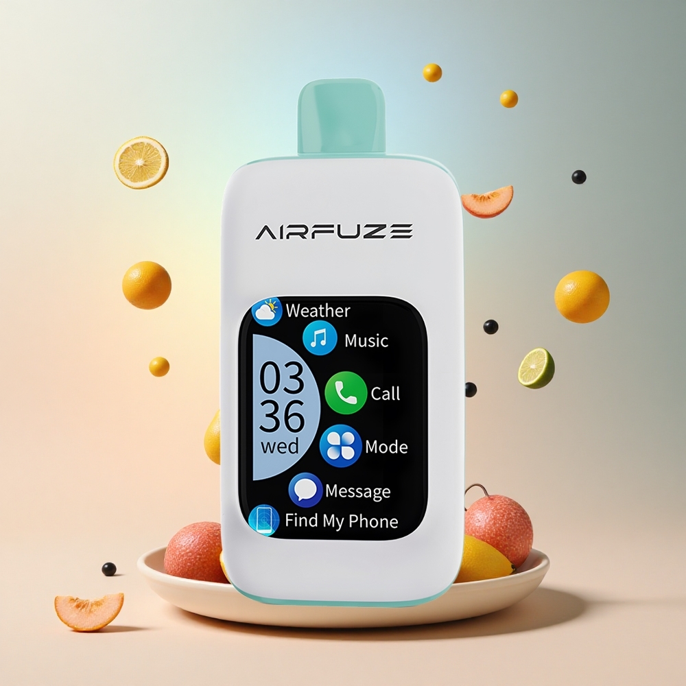 AirFuze Smart 30000 Tęczowy Wybuch Owoców z Ekranem Dotykowym 2.01'' i Nikotyną 5%