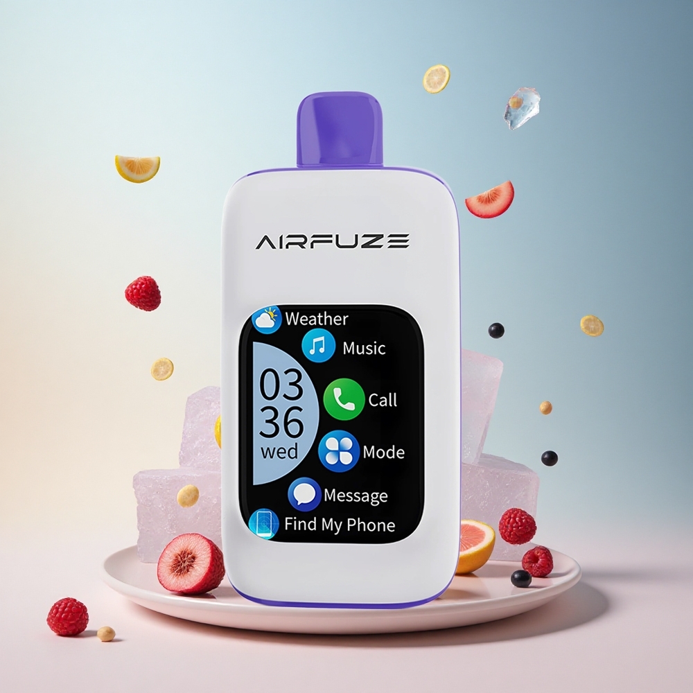 AirFuze Smart Pro 40000 Lodowy Błękit Malina 5% Nikotyna 900mAh