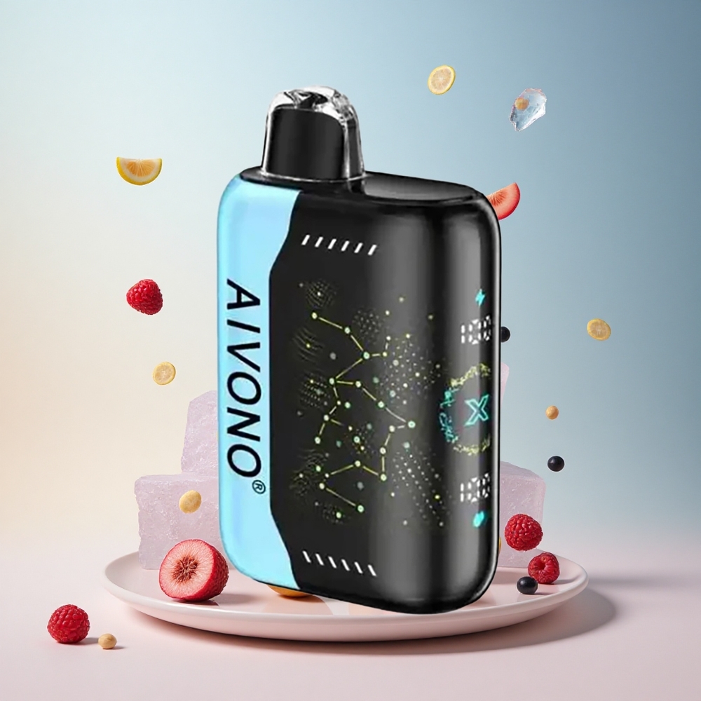 Aivono Aim Boom 25000 Lodowy Niebieski Malinowy 0% nikotyny 650mAh