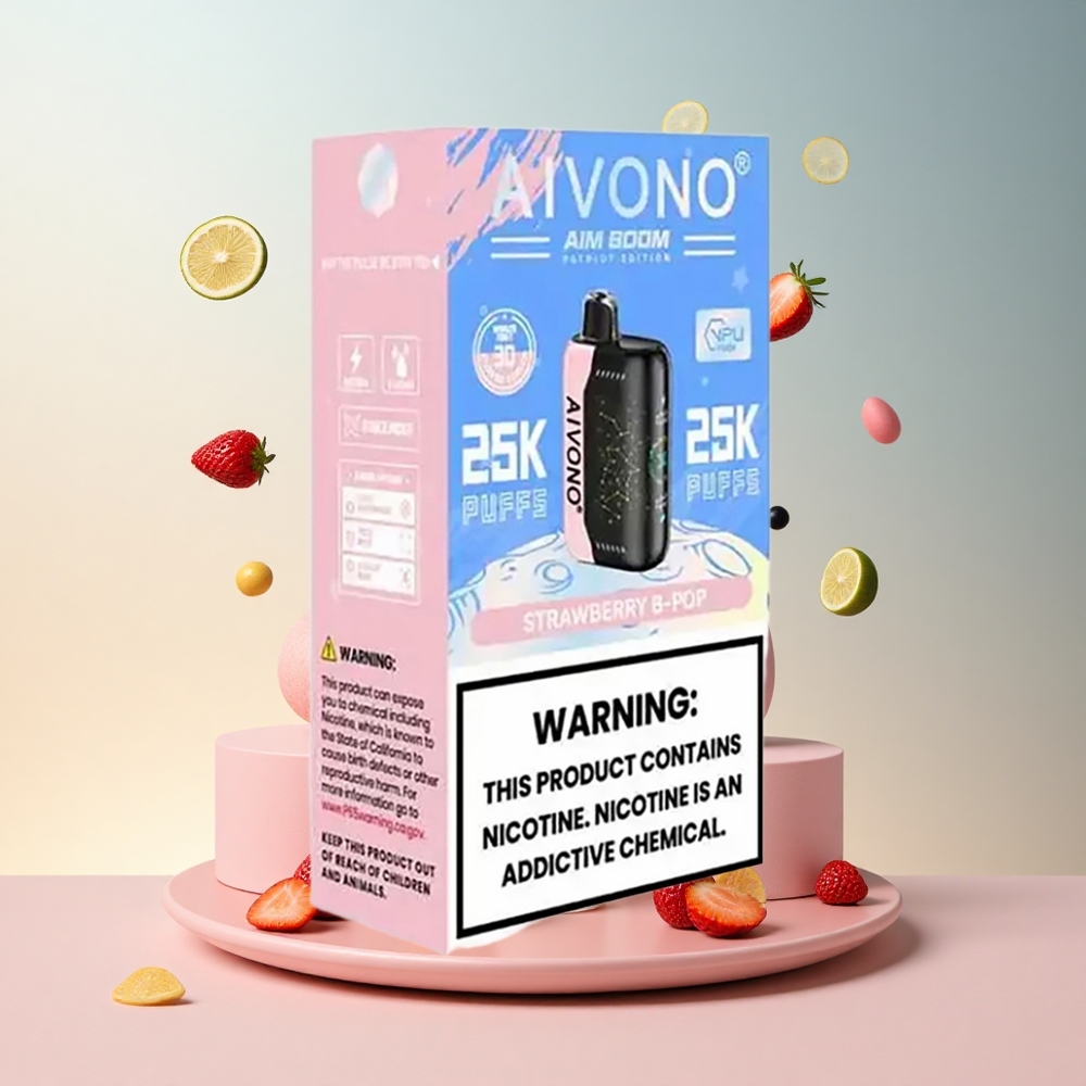 Aivono Aim Boom 25000 Truskawkowa B Pop 5% nikotyny 650mAh