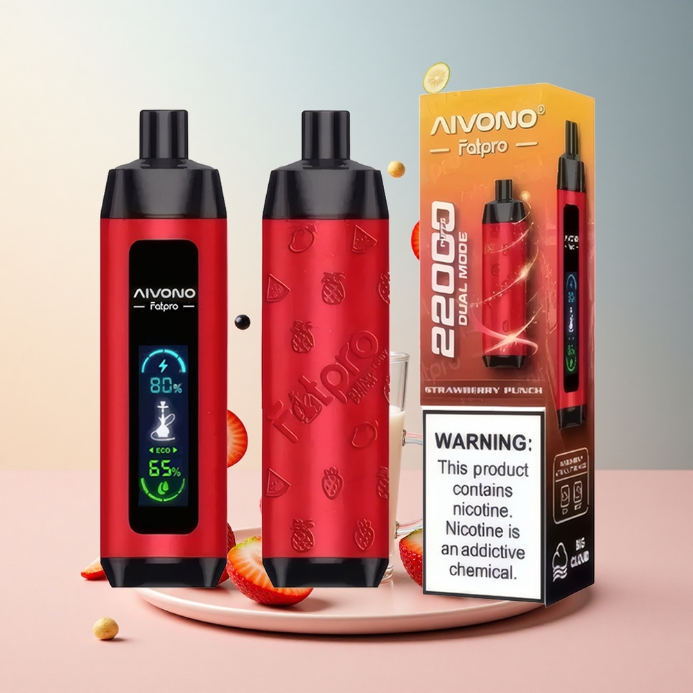 Aivono Aim Fatpro 22000 Truskawkowa Moc 5% Nikotyny 600mAh
