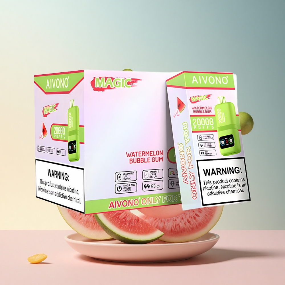 Aivono Aim Magic 20000 Arbuzowa Guma Balonowa z Nikotyną 5% i Baterią 600mAh