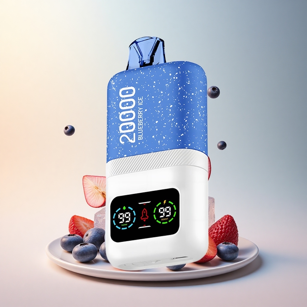 Aivono Aim Magic 20000 Borówkowy Lód z Nikotyną 5% i Wyświetlaczem LCD