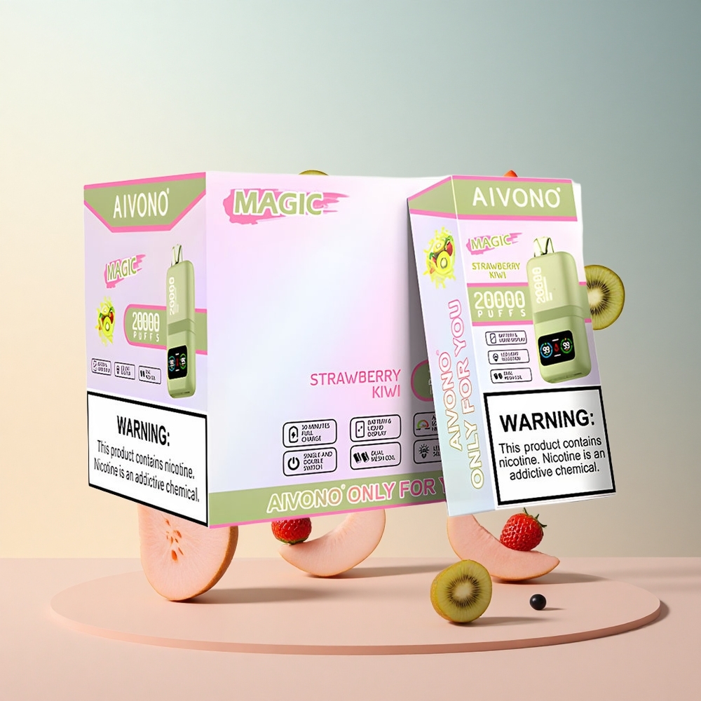 Aivono Aim Magic 20000 Truskawka Kiwi 5% Nikotyna 600mAh Dual Mesh