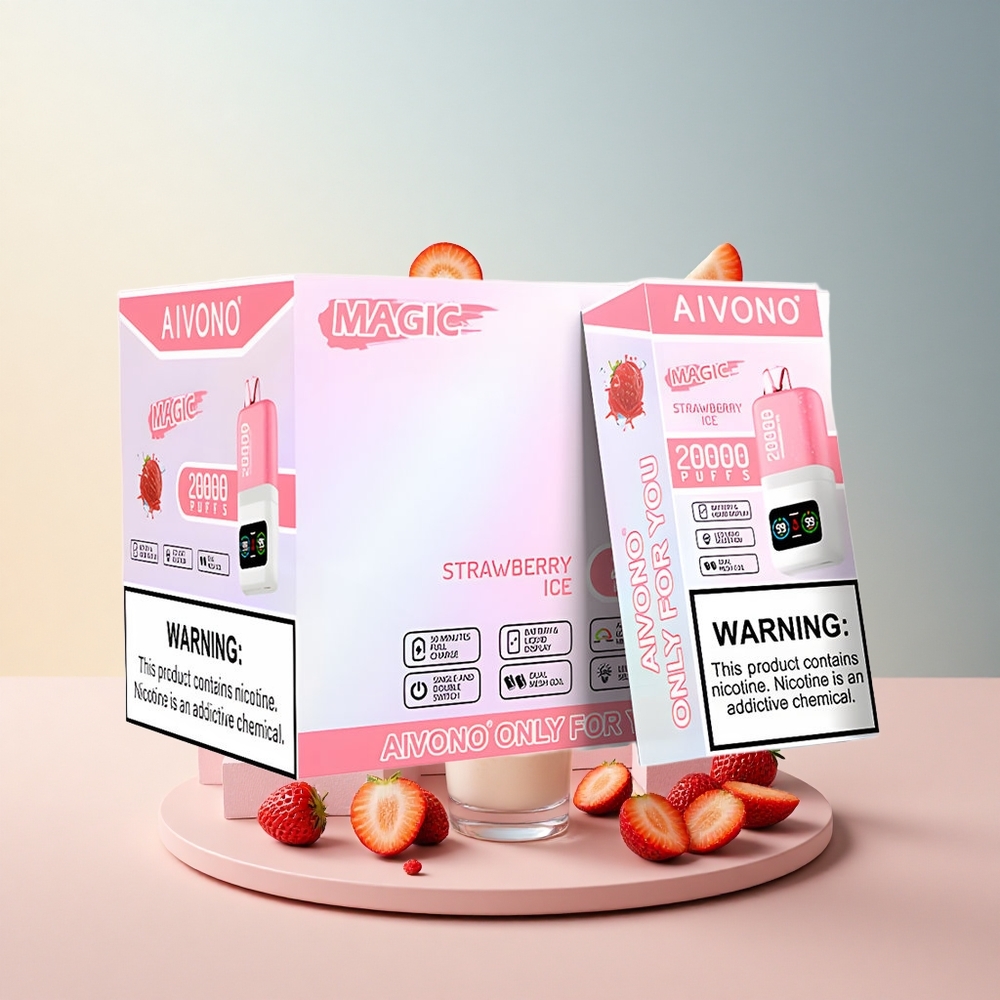Aivono Aim Magic 20000 Truskawkowy Lód z Nikotyną 5% i 600mAh