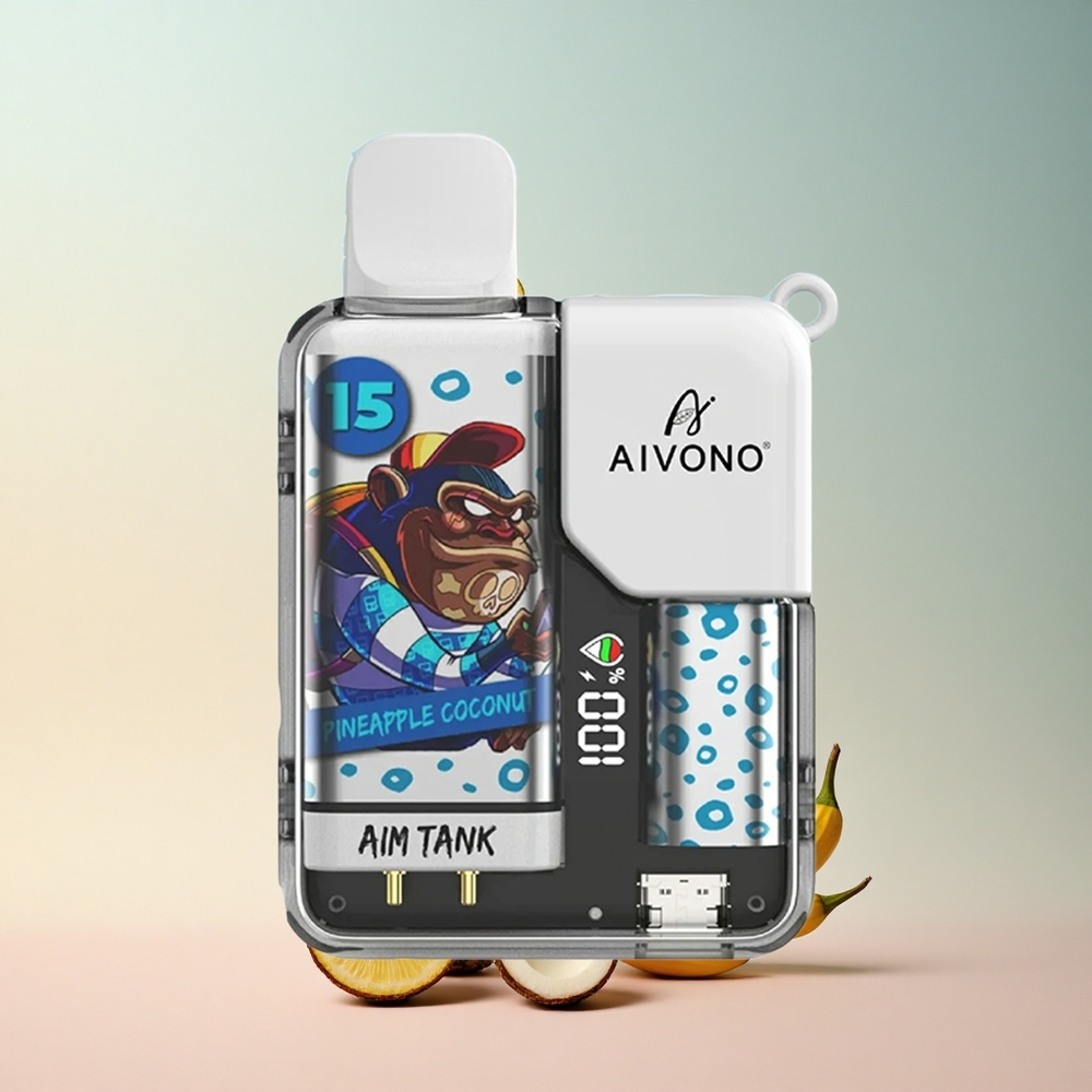 Aivono Aim Tank 9500 Ananas Kokos 650mAh 5% Nikotyna