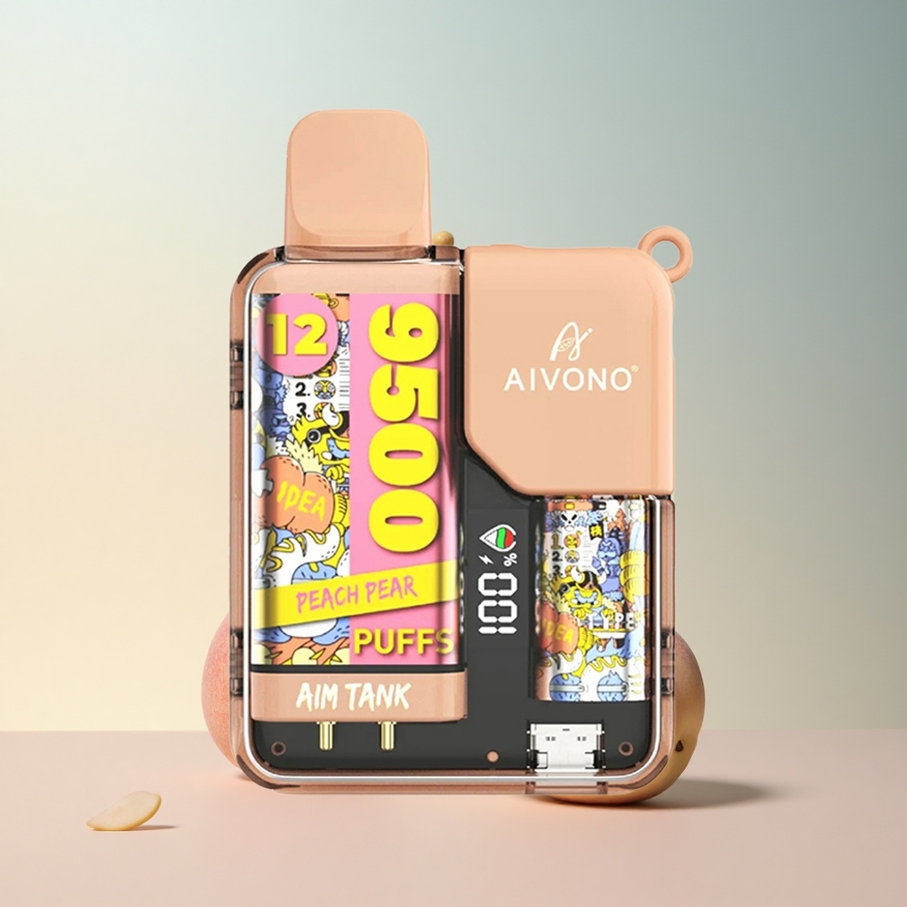 Aivono Aim Tank 9500 Brzoskwinia Gruszka 650mAh 5% Nicotine