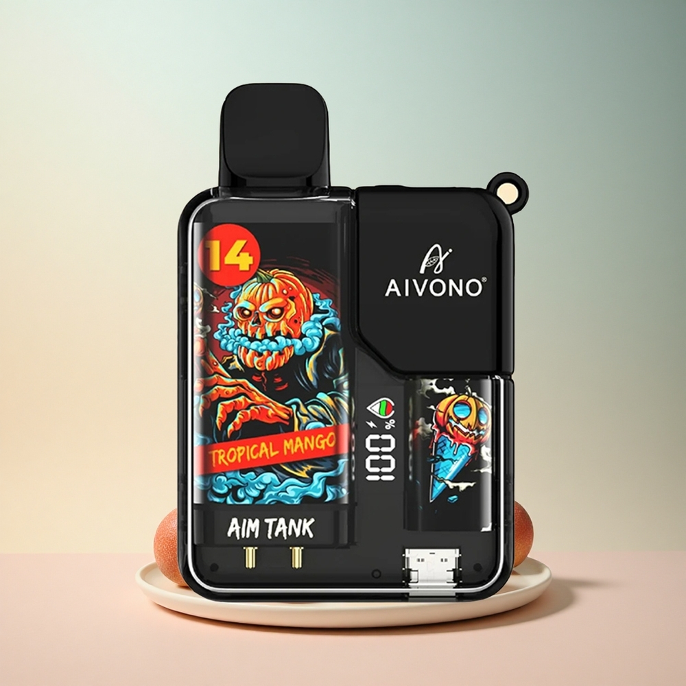 Aivono Aim Tank 9500 Tropikalne Mango 18ml 650mAh 5% nikotyny