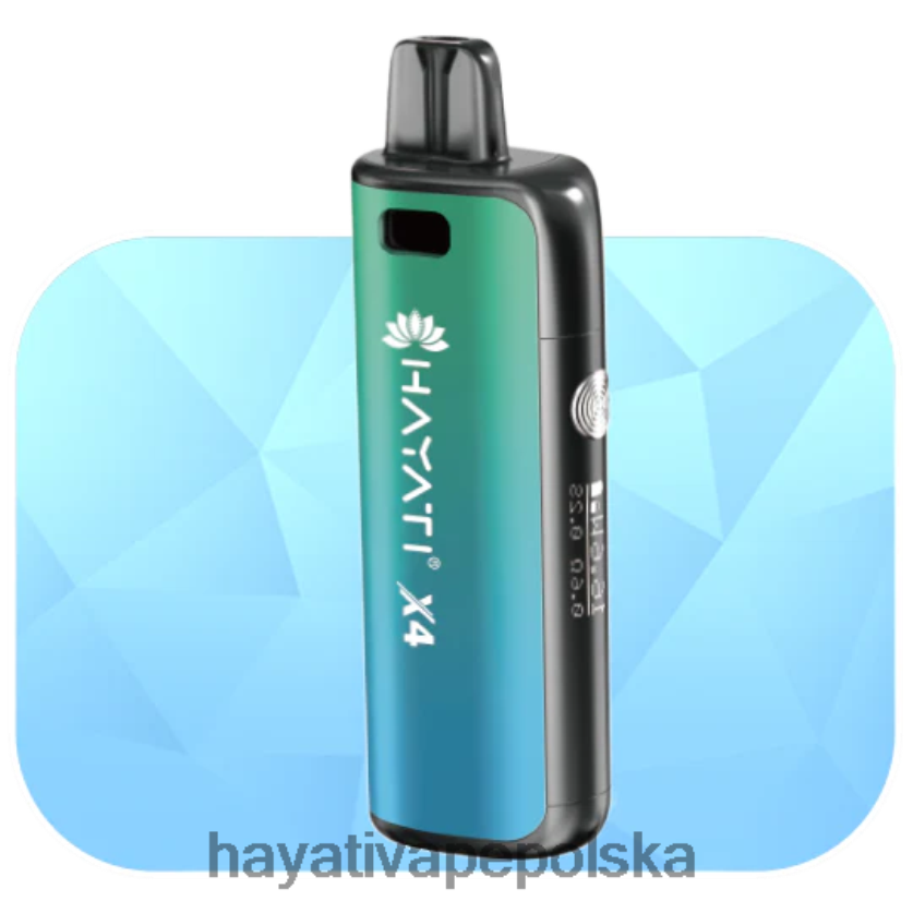 Hayati Vape Shop | Hayati X4 system kapsułek wielokrotnego napełniania zorza zielona 620XTZ59