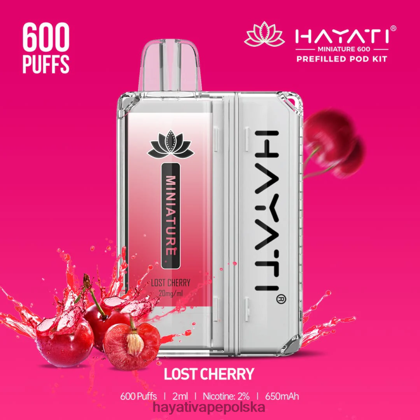 Hayati Store Danmark | Hayati Miniature Zestawy kapsułek na 600 sztuk zgubiona wiśnia 620XTZ40